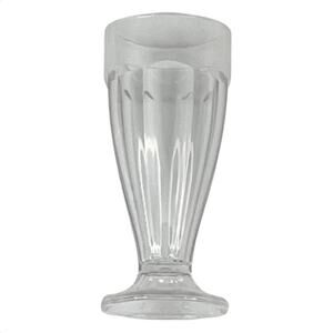 American Girl Doll MILKSHAKE GLASS 3” Tall Smoothie Drinking Tumbler Cup Clear